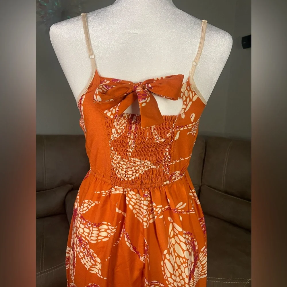 NWT Band of the Free Floral Wrap Dress Sz S Summer Boho Wedding Beach Party Date - Picture 9 of 14